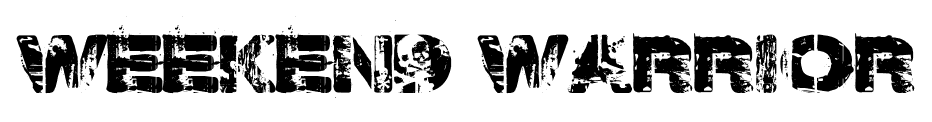 Weekend Warrior font