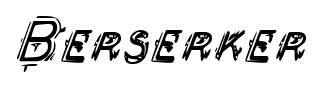 Berserker font