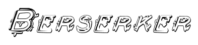 Berserker font