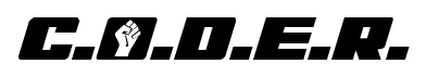 C.O.D.E.R. font