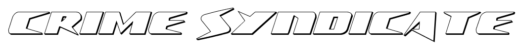 Crime Syndicate font