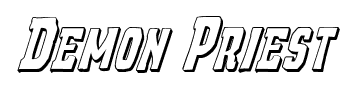 Demon Priest font