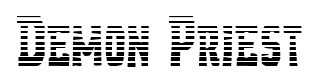 Demon Priest font
