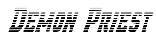 Demon Priest font