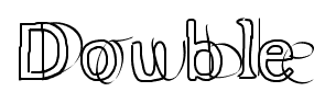 Double font