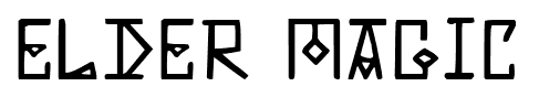 Elder Magic font