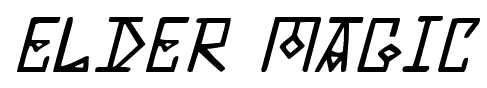Elder Magic font