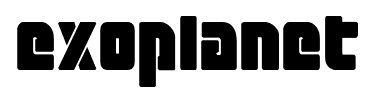 Exoplanet font