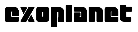 Exoplanet font