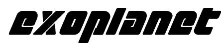 Exoplanet font