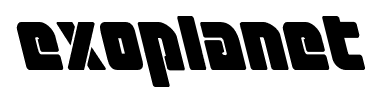 Exoplanet font
