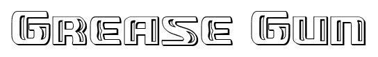 Grease Gun font