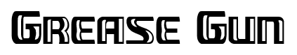Grease Gun font
