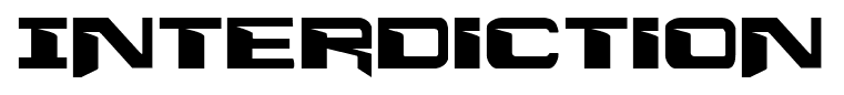 Interdiction font