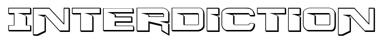 Interdiction font