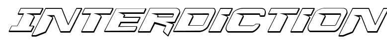 Interdiction font