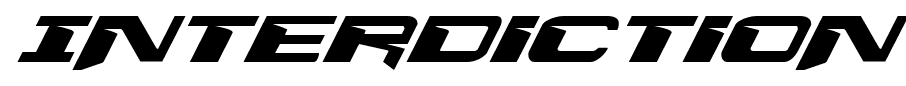 Interdiction font
