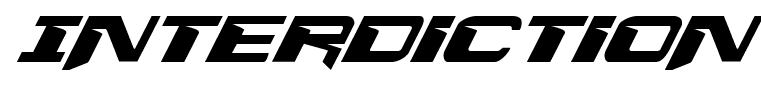 Interdiction font