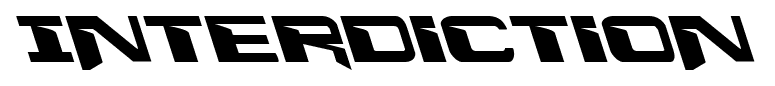 Interdiction font
