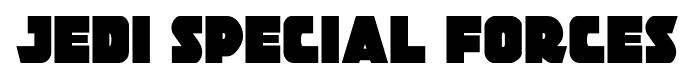 Jedi Special Forces font