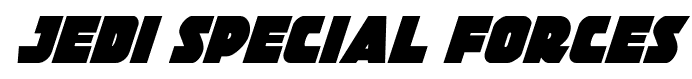 Jedi Special Forces font