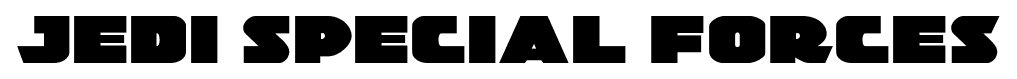 Jedi Special Forces font