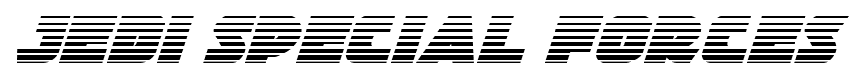Jedi Special Forces font