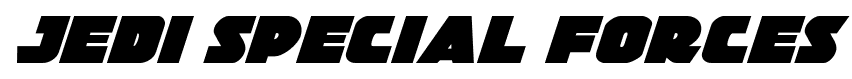 Jedi Special Forces font