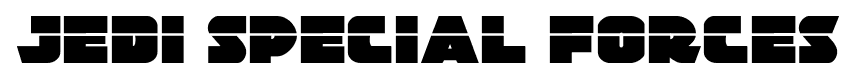 Jedi Special Forces font