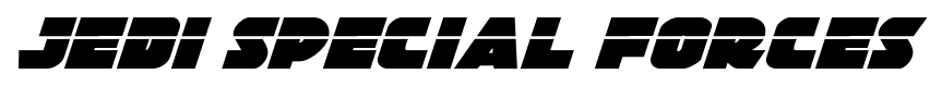 Jedi Special Forces font
