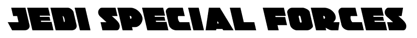 Jedi Special Forces font