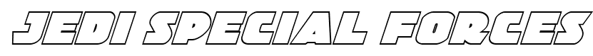 Jedi Special Forces font