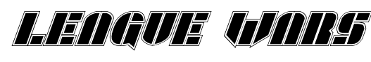 League Wars font