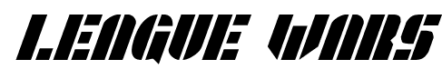 League Wars font