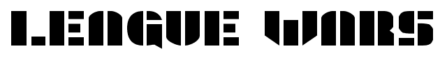 League Wars font