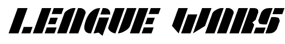 League Wars font