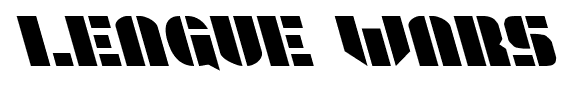 League Wars font