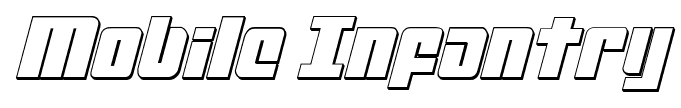 Mobile Infantry font