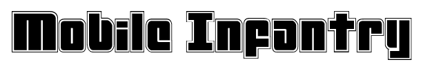 Mobile Infantry font