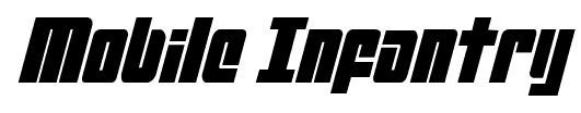 Mobile Infantry font