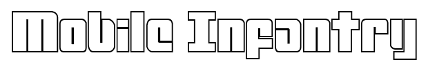 Mobile Infantry font