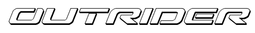 Outrider font