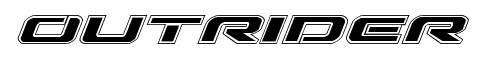 Outrider font