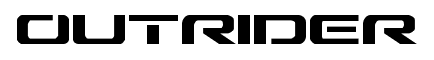 Outrider font