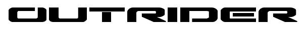 Outrider font