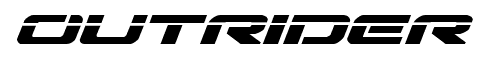 Outrider font