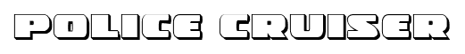 Police Cruiser font