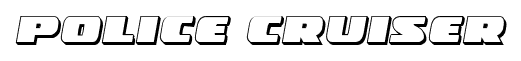 Police Cruiser font