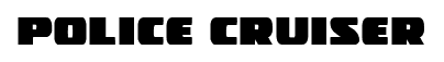 Police Cruiser font
