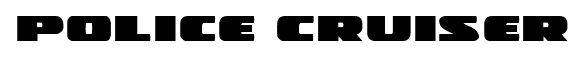 Police Cruiser font